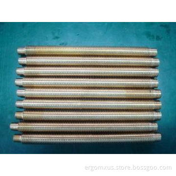 Steel alloy and brass threaded rod CNC turned precision gea
